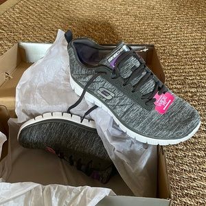 Grey Skechers 7.5 NWT